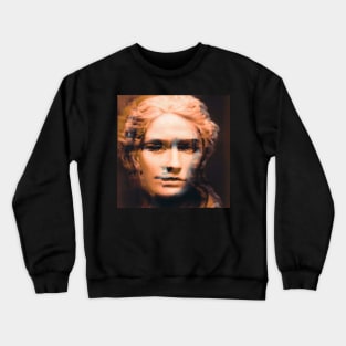 Miscalculation - Glitch Art Portrait Crewneck Sweatshirt